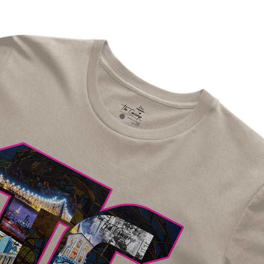 "TC Mural" Contemporary T-Shirt